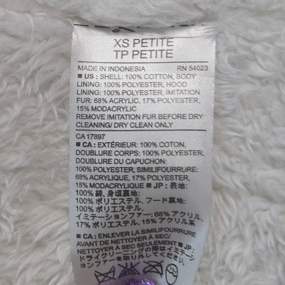 Banana Republic Heather Gray Vest with Faux Fur Hood Size XS - Picture 7 of 10